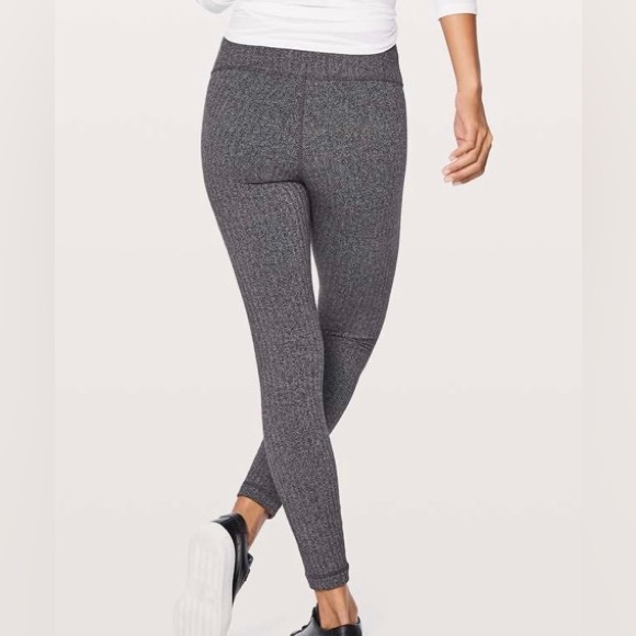 ⚡️CLEAR OUT SALE⚡️ lululemon Wunder Under Hi-Rise 7/8 Tight Herringbone - Picture 2 of 12